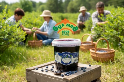 Булмед Сладко от Боровинки 1 кг – Традиционен Вкус в Удобна PVC Кофичка Булмед Сладко от Боровинки 1 кг – Традиционен Вкус в Удобна PVC Кофичка