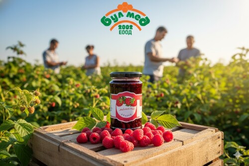 Булмед Сладко "Малина" 280 г – Свежест от Слънчеви Малинови Градини