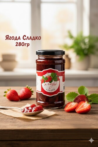 БулМед Сладко от Ягода 280 гр. – 55% Плодово Съдържание